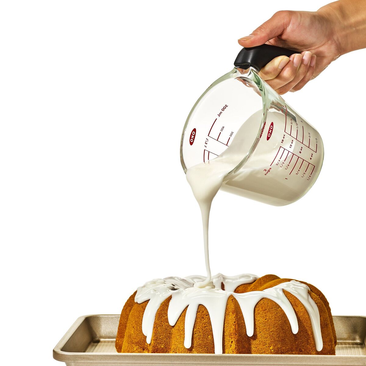 Måttbägare med lock 0,5 liter, glas