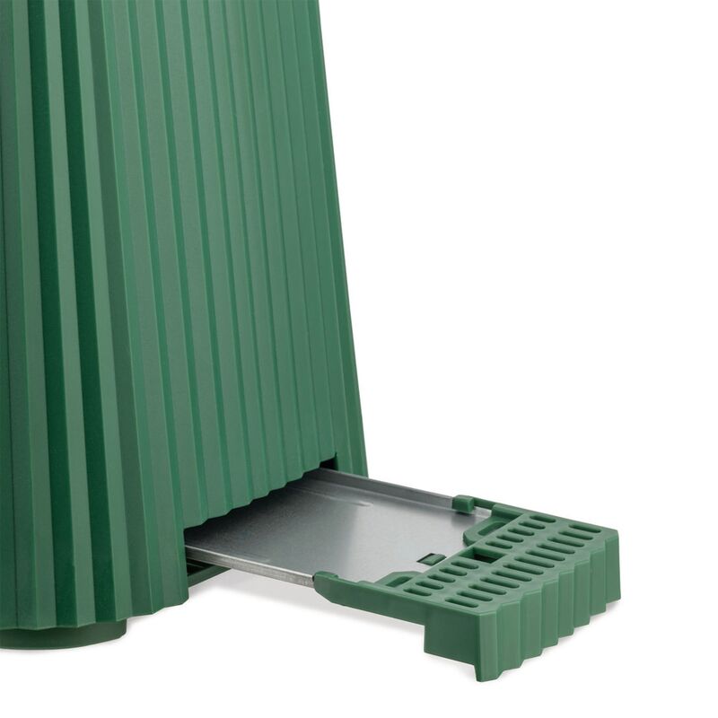 Plissé brödrost 2 skivor, grön