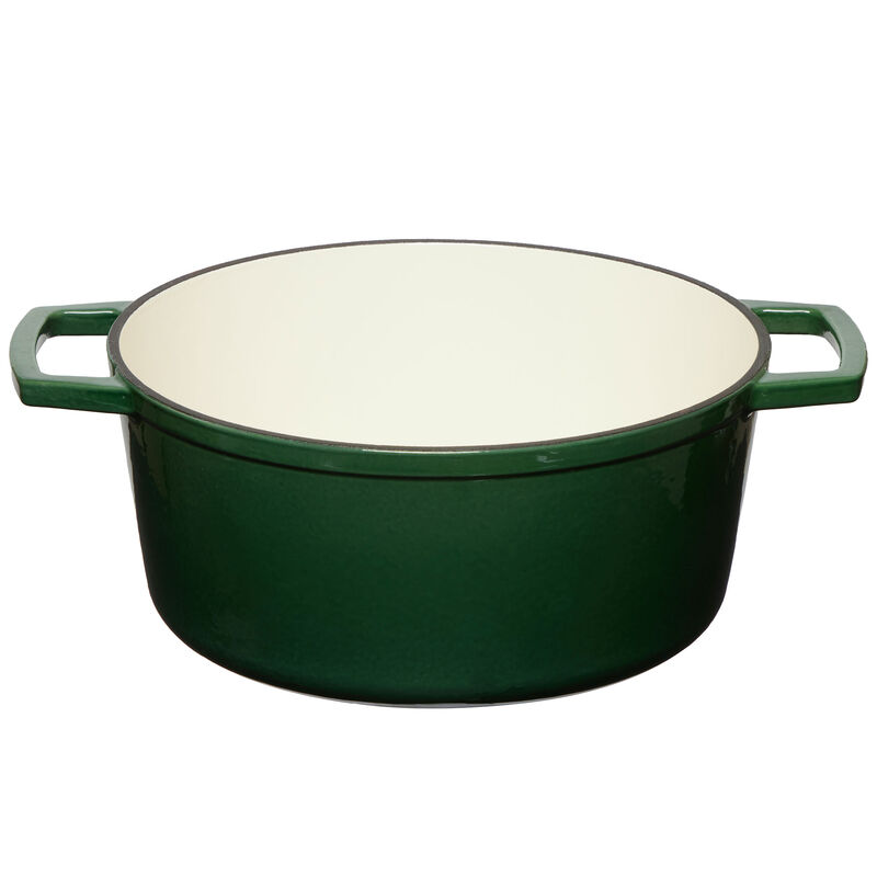 Gjutjärnsgryta 5,0L, mörkgrön