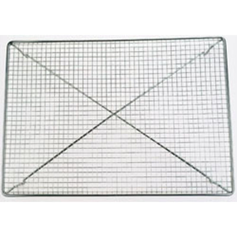 Jäähdytysritilä, tiheää verkkoa, 45 x 32 cm, ruostumaton