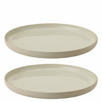 Emma middagstallerken 24 cm 2-pakning, grå