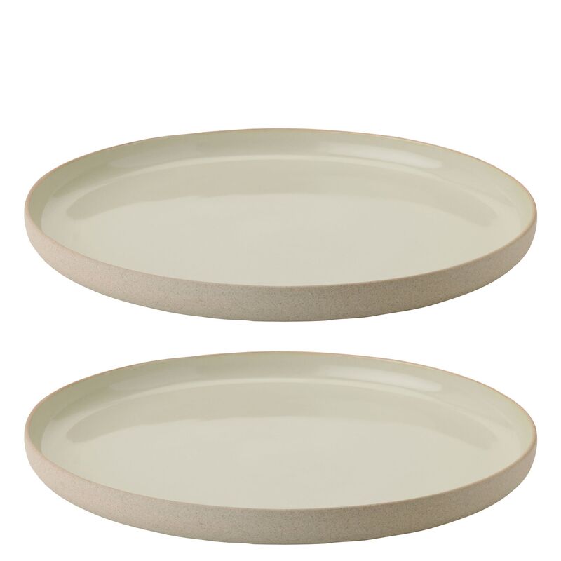 Emma Middagstallerken 24 cm, grå, 2 stk.