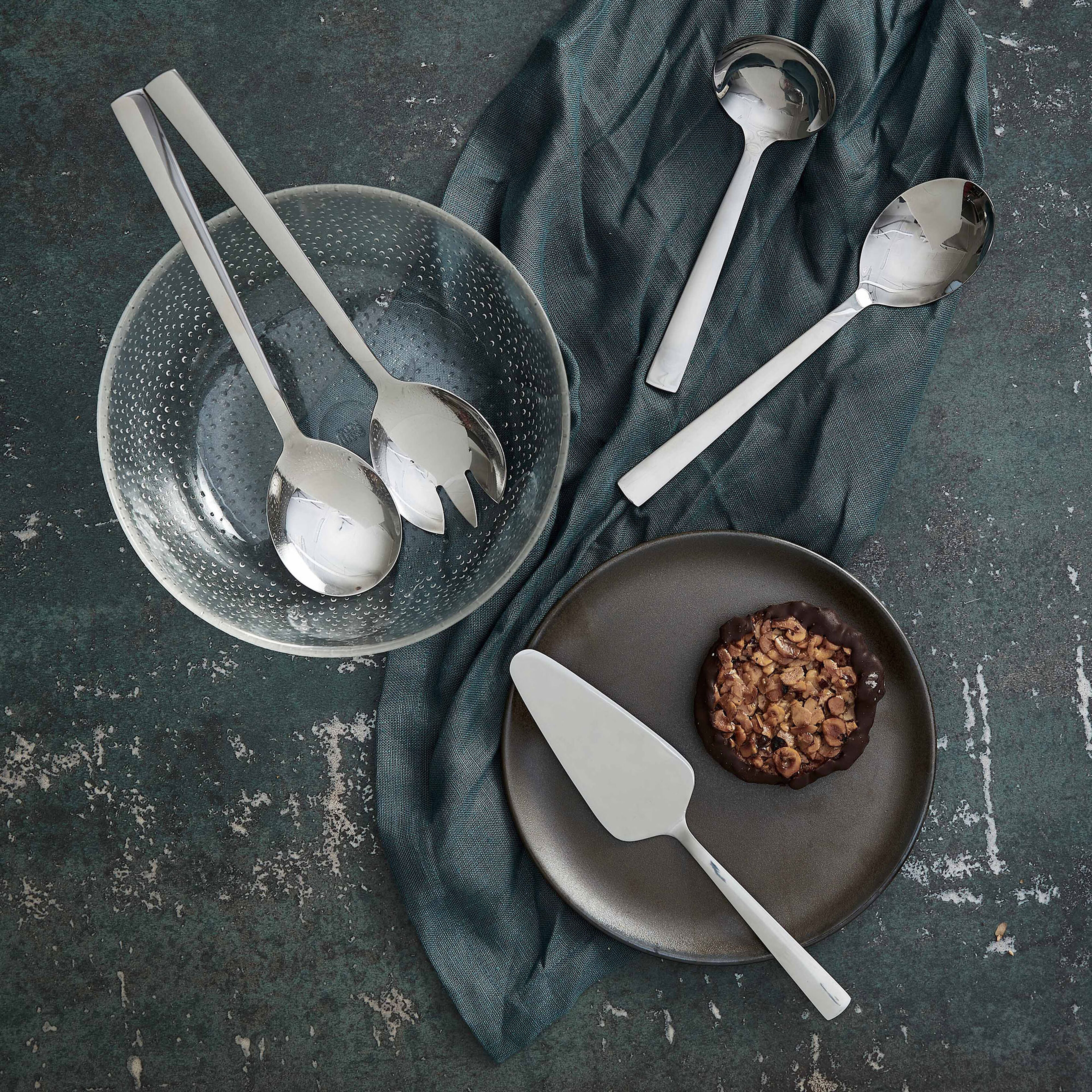 Raw bestickset 5 delar, blankt