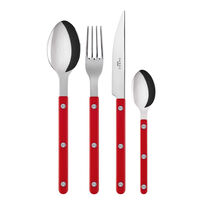 Sabre Bistrot Solid bestickset 4 delar, röd