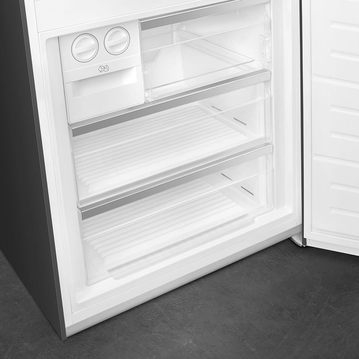 Smeg FA8005RAO6 Jääkaappi/pakastin 70 cm, Saranointi oikealla, antracit