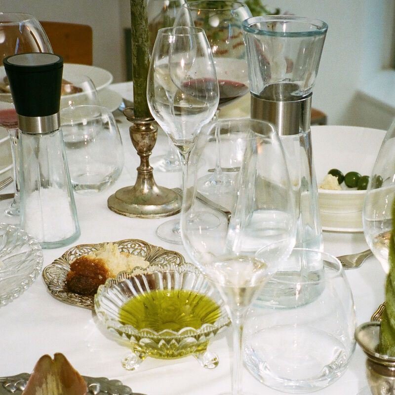 Grand Cru kvern 20.5 cm, svart/stål