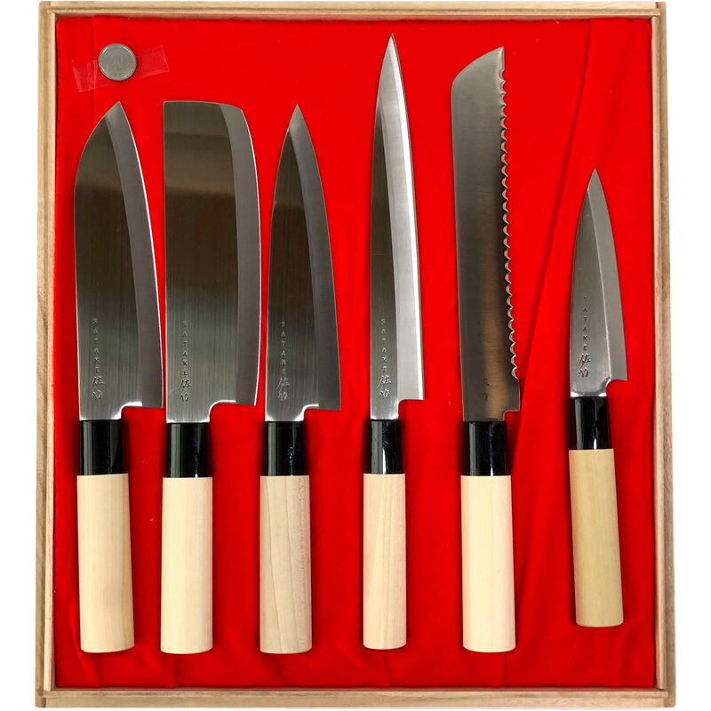 Houcho knivsæt i Balsabox 6 dele 