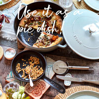 Chistera sauteusepanna i gjutjärn 28 cm, white truffle