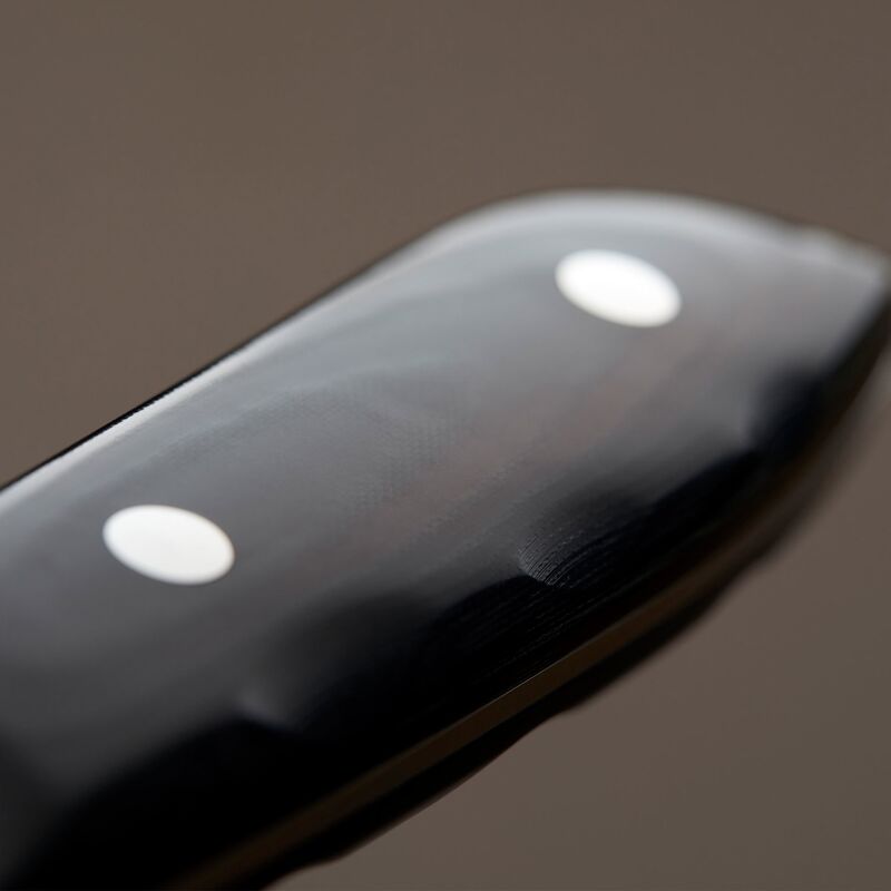 Old Farmer Micarta biffkniv XL 4 stk, svart/stål