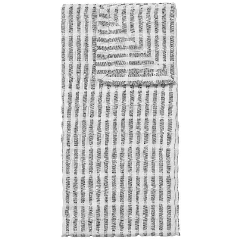 Broste Folke Viskestykke, sort, 2 stk.