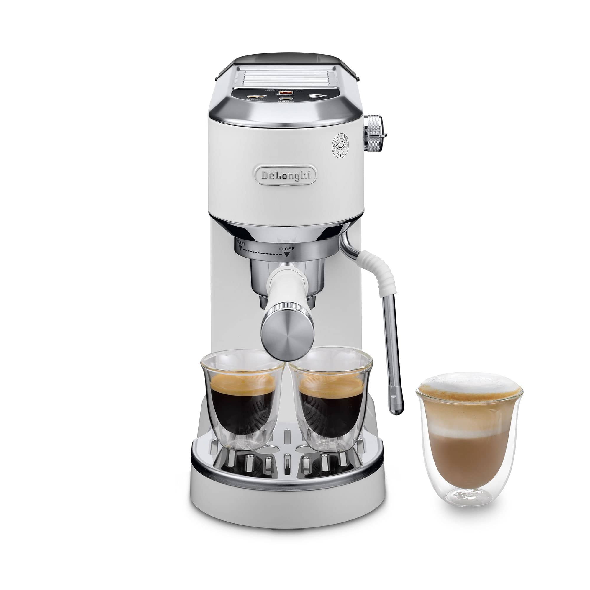 Delonghi Dedica EC890 Duo espressomaskin, hvit