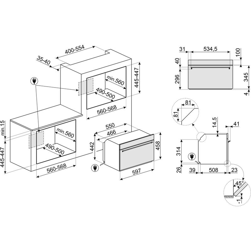SO4302S3X Kombinationsugn Classic Rostfri 40L