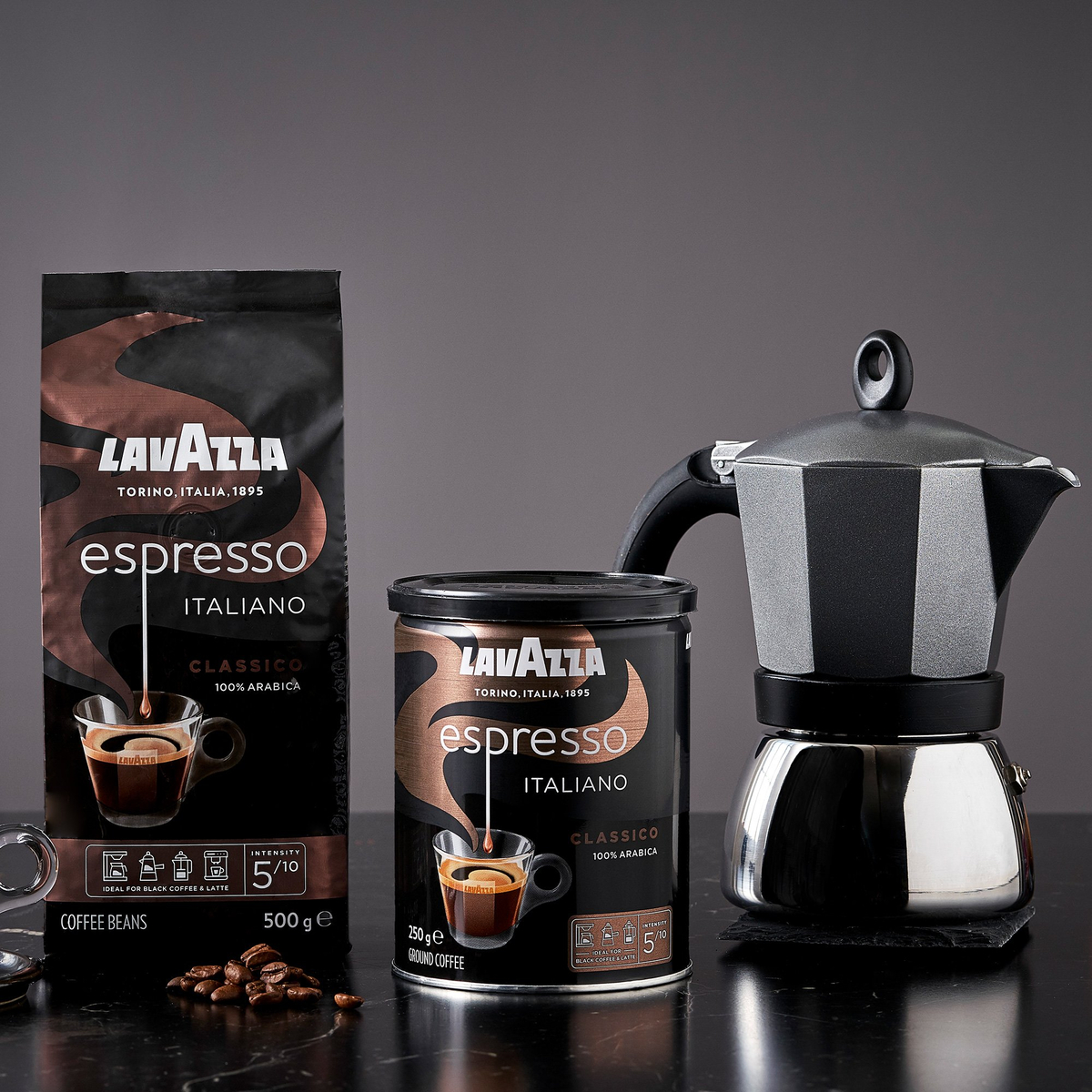 Espresso Italiano espressomalet kaffe, 250 g