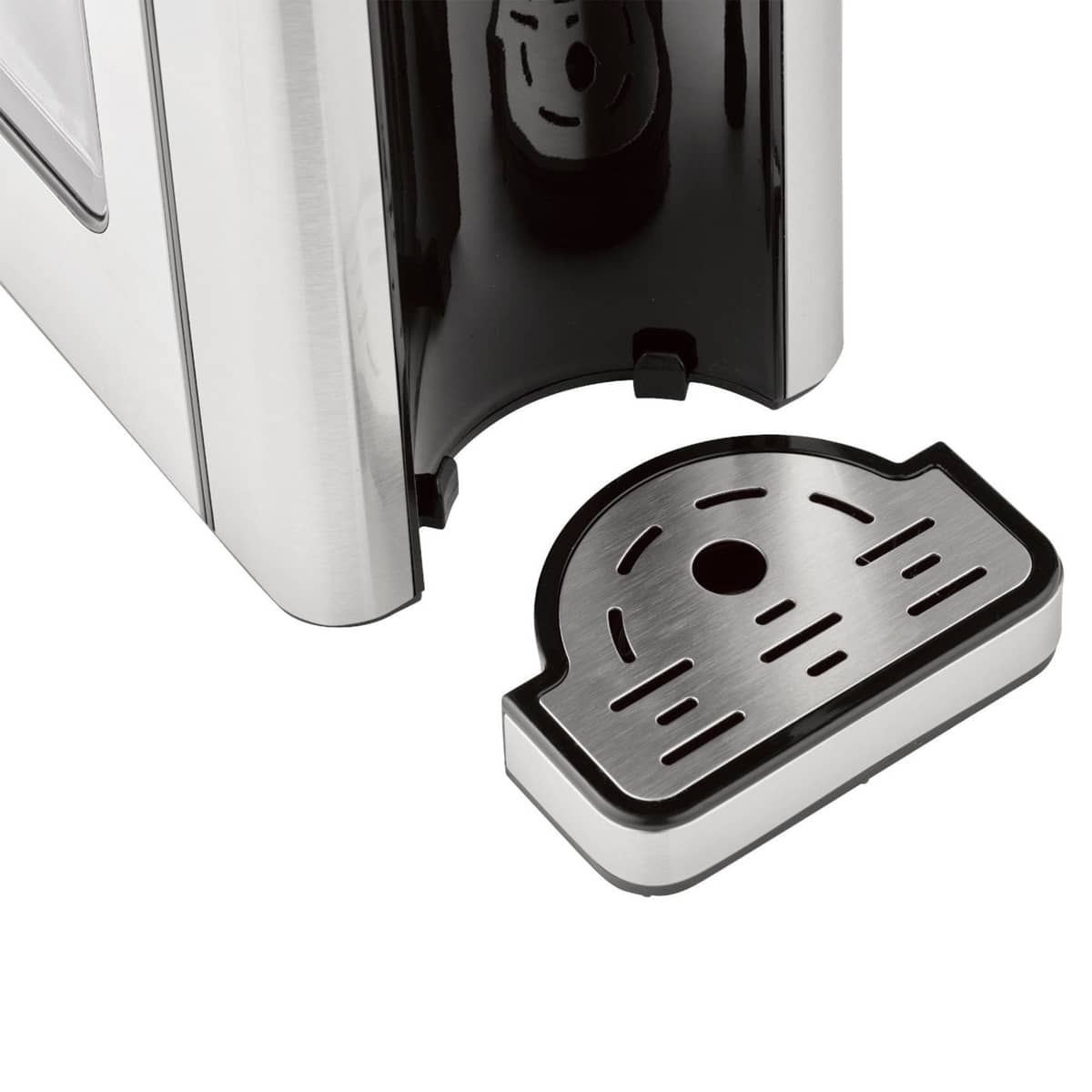 HW660 varmtvandsdispenser 2,7 liter, stål/sort