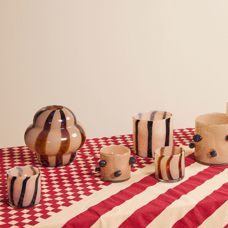 Arlo fyrfadsstage 10 cm, beige