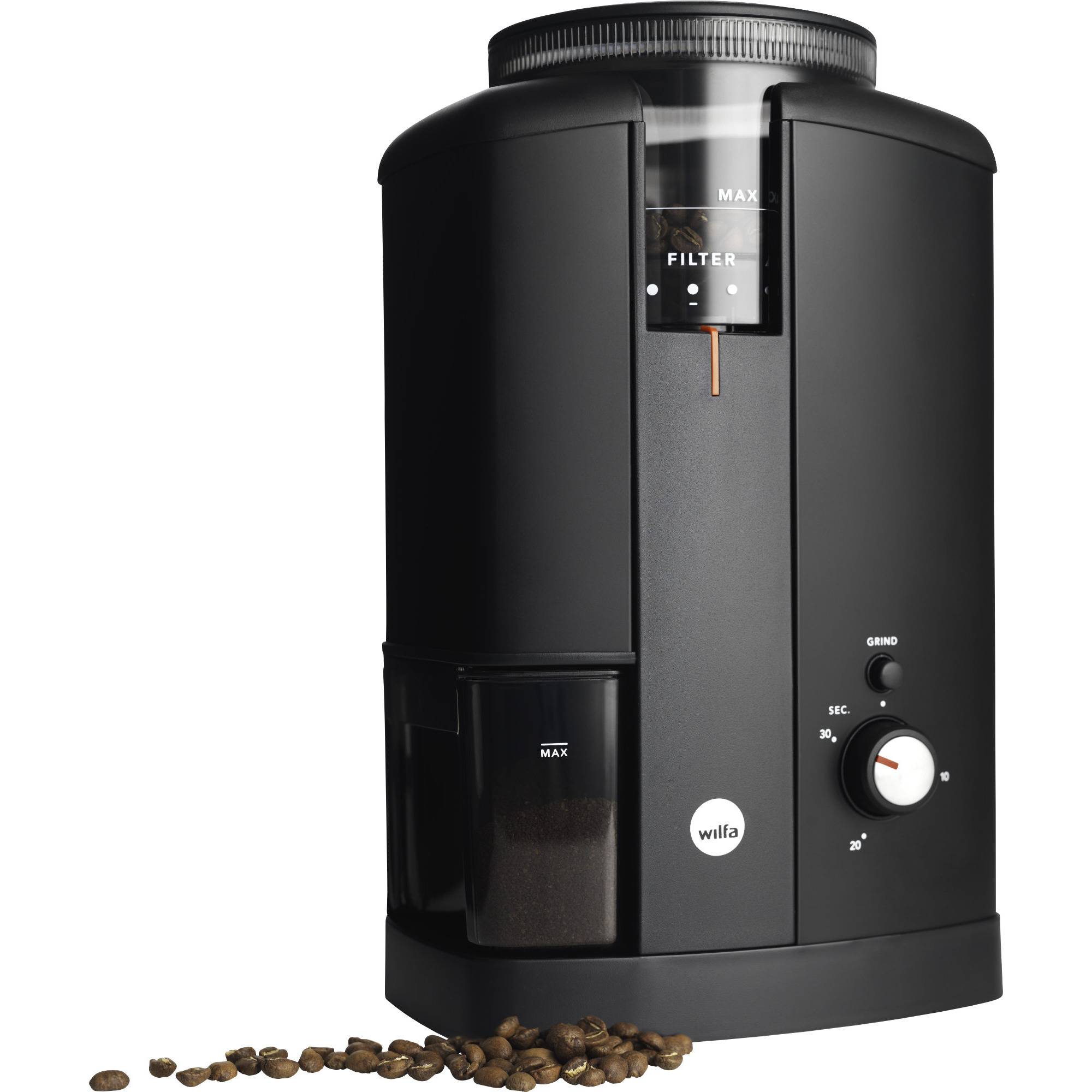 Alternativ bild 1 för Wilfa CGWS-130B Elektrisk Kaffekvarn