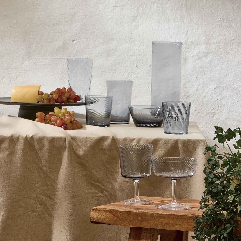 RAW Unique Swirl skål Ø12,5 cm, grå