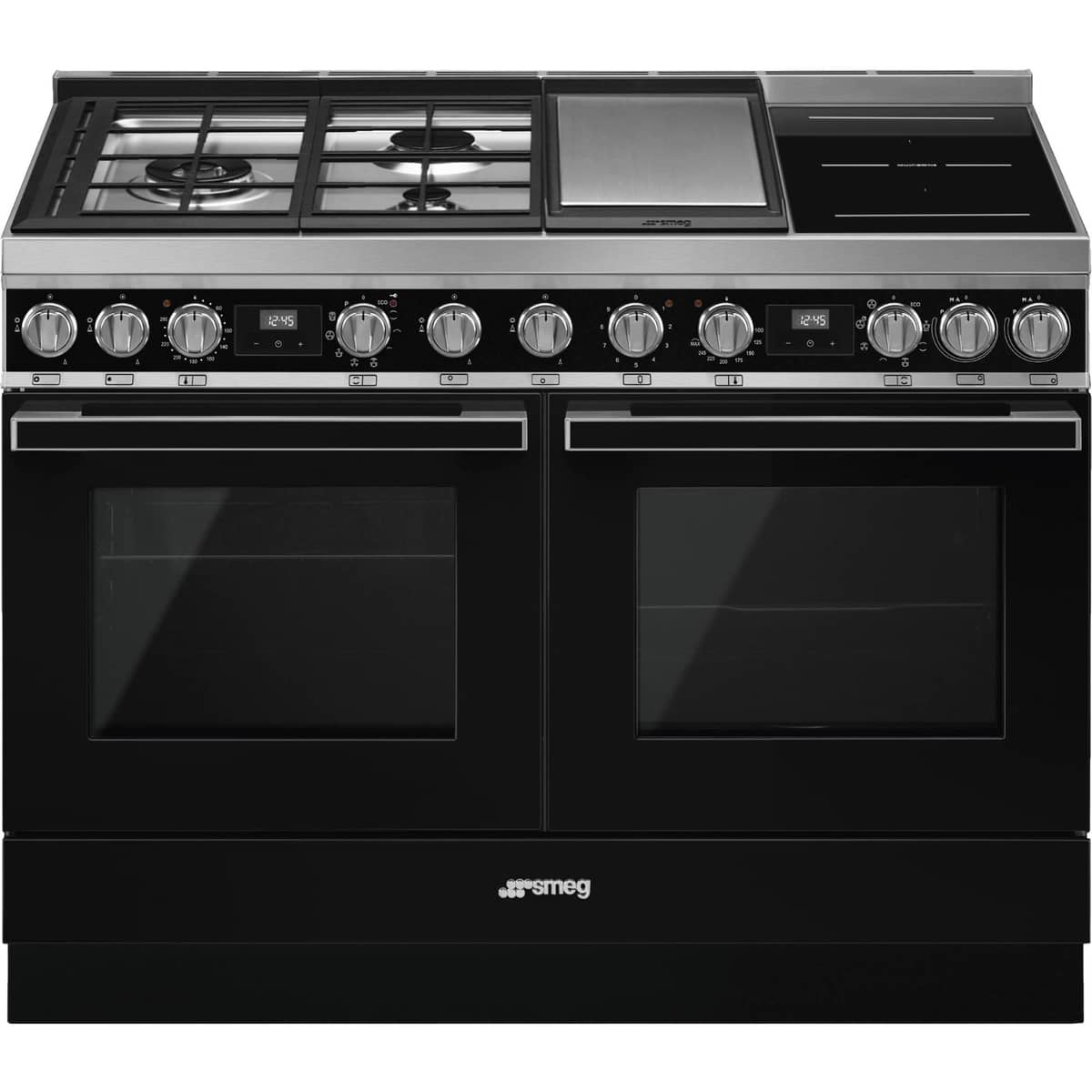 CPF120IGMPL Portofino gas-/induktionsspis, svart