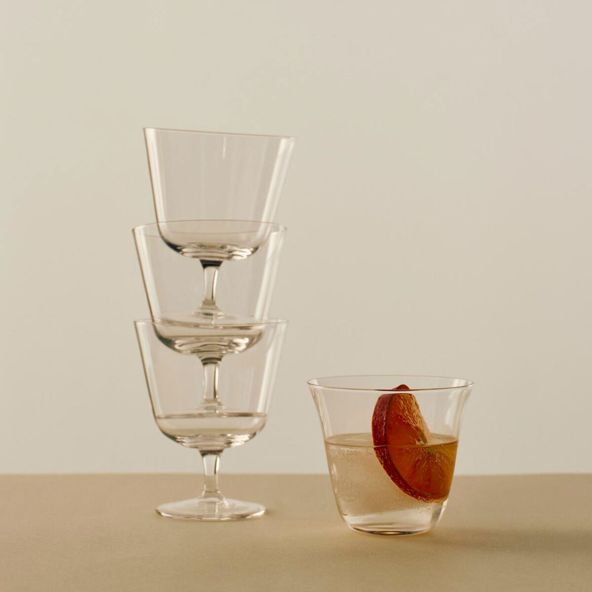 Curve Stem Glas small 2-pack, klar 