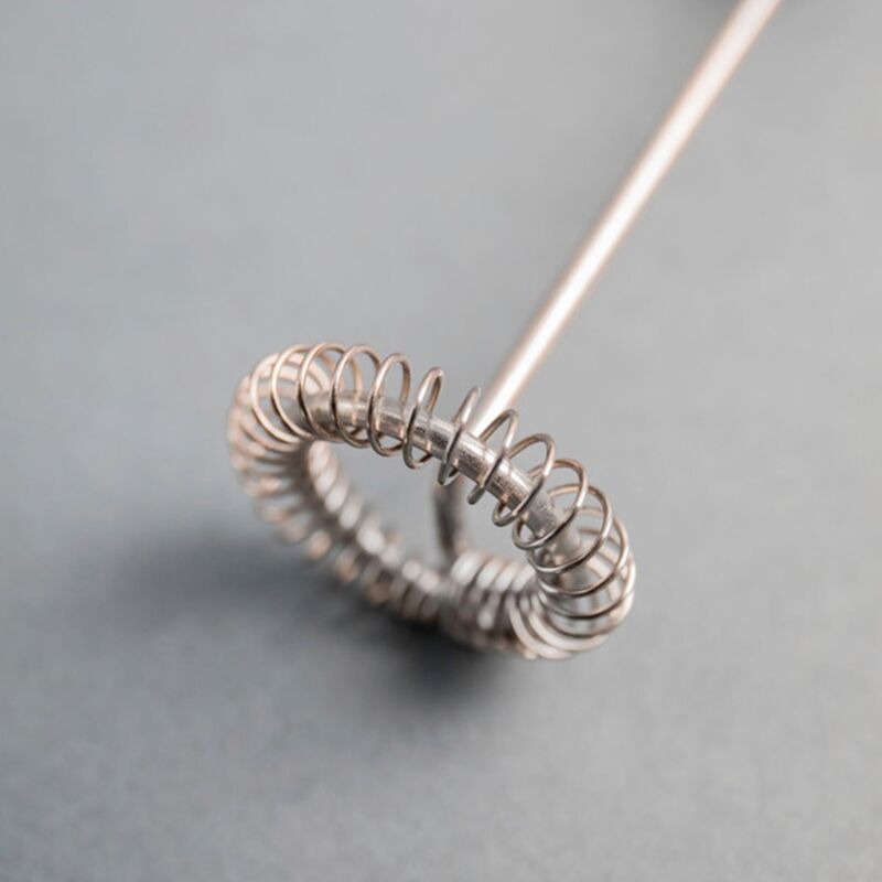 La Cafetière Batteridreven mælkeskummer, rustfrit stål