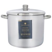 Gryde med låg 14 liter, rustfrit stål