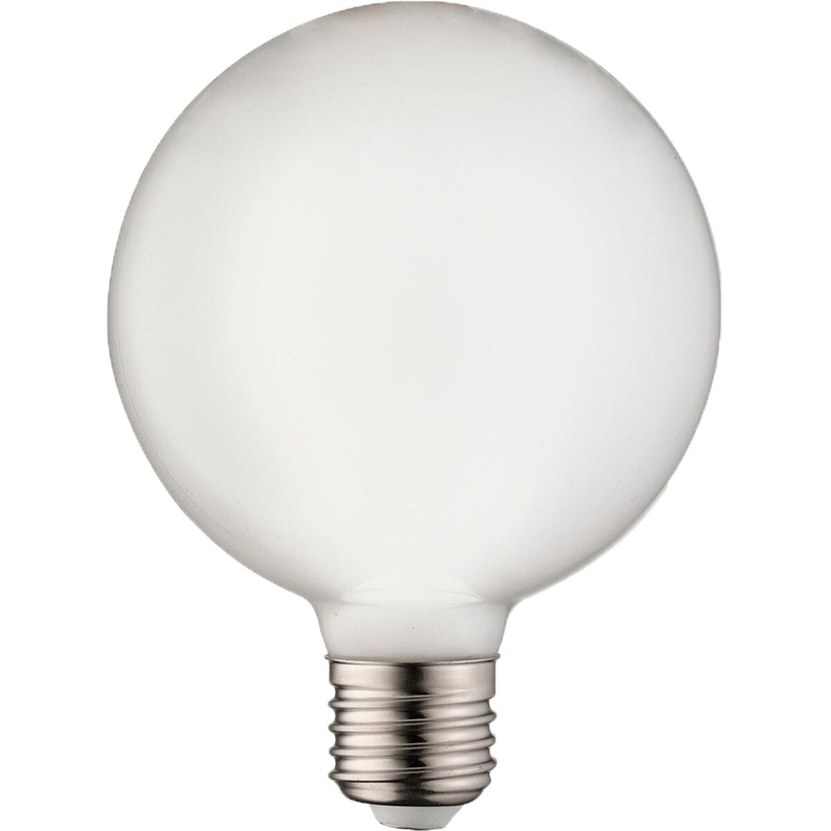 Valonlähde E27 LED kolmiportainen himmennin, pyöreä, 125 mm 0,4-7W, opaali