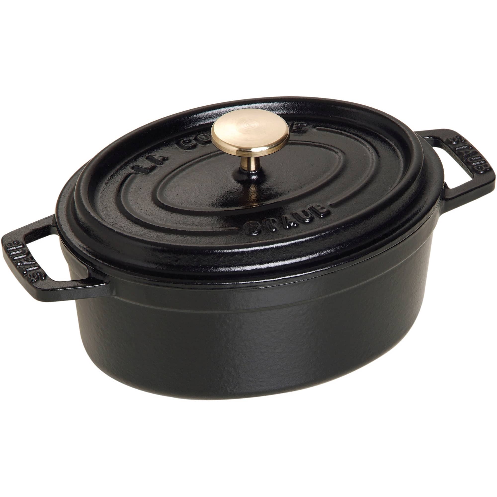 La Cocotte Oval Gryte Svart 15 cm 0,6 l