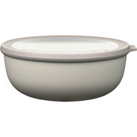 Skål med Lock Cirqula 2250 ml Nordic White
