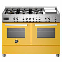 PRO126G2EGIT Professional gaskomfur, 120 cm, gul
