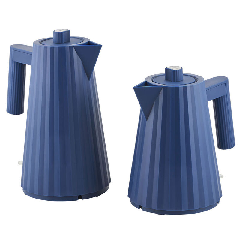 Plissé elkedel 1,7 liter, blå