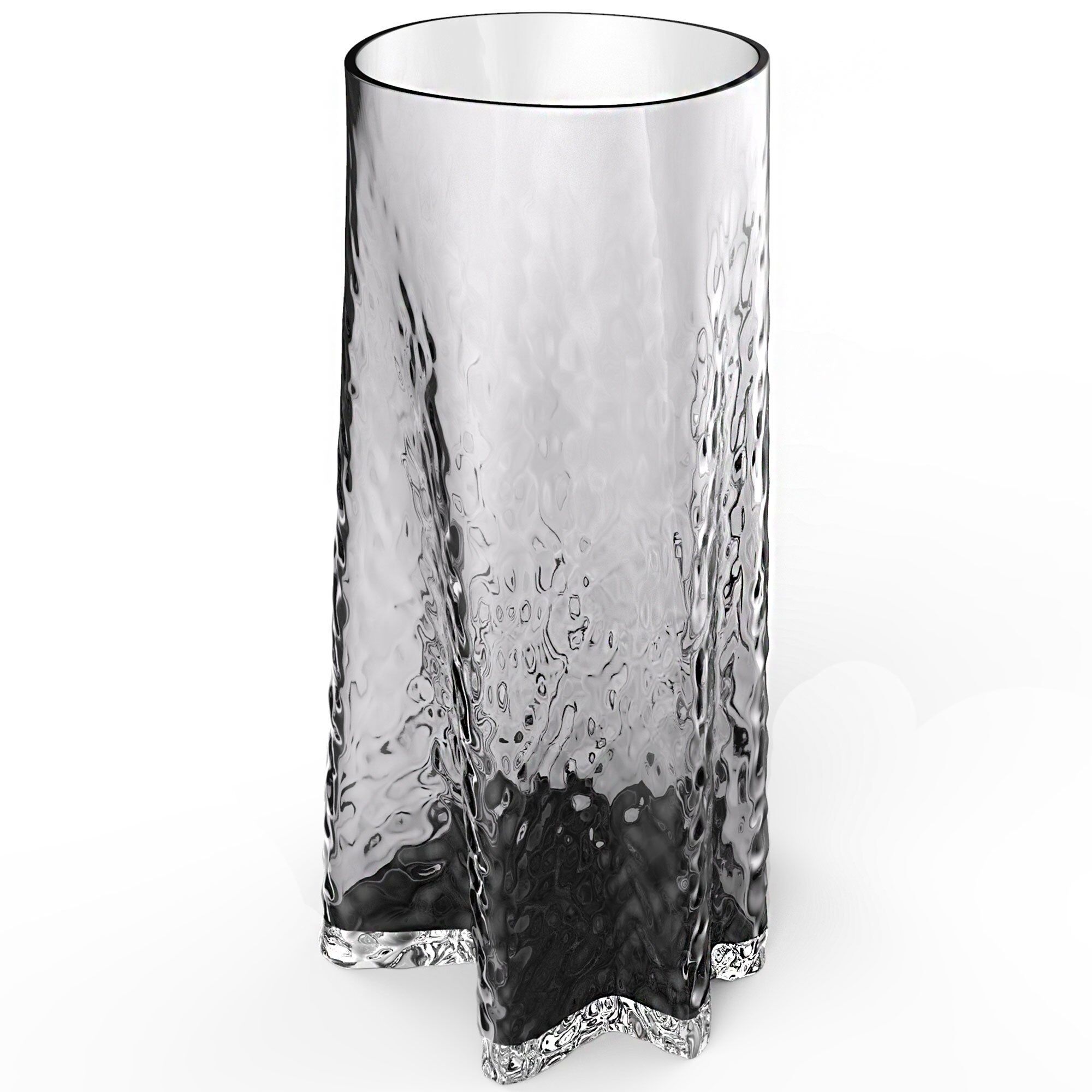 Gry vase, 30 cm, smoke
