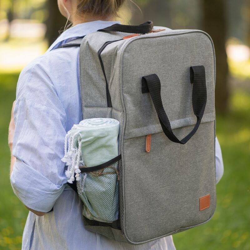 Kølerygsæk 21,5 liter, grå