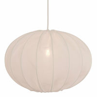 Boll 40 taklampa linne, vit