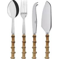 Panda serveringsset 4 delar, bamboo light