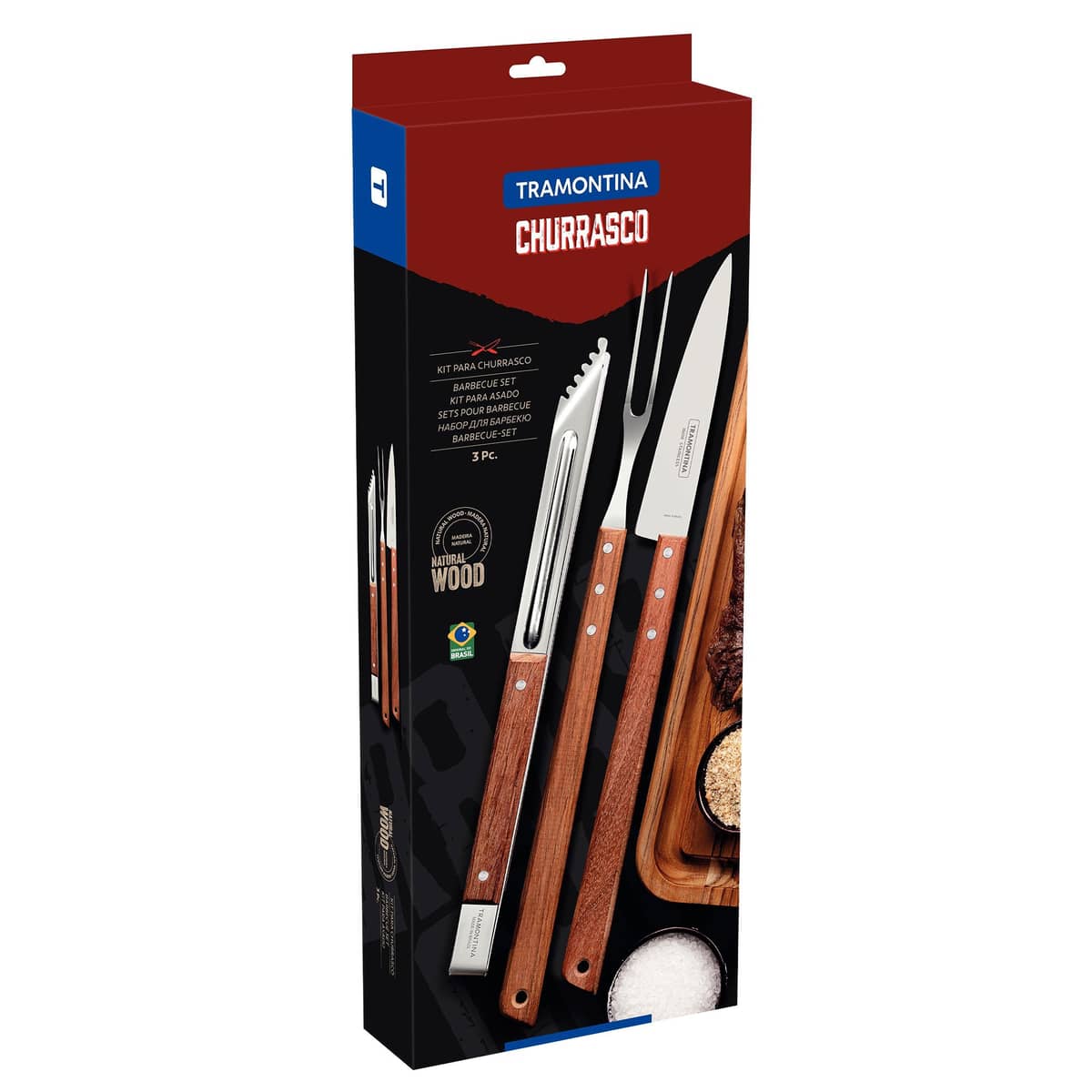 Churrasco grillset 3 delar