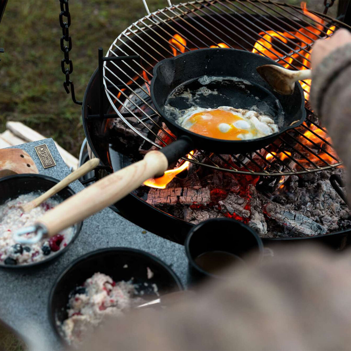 Stekepanne 18 cm, støpejern