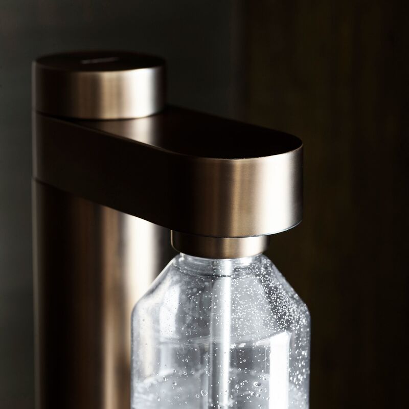 Hiilihapotuslaite, brown metallic