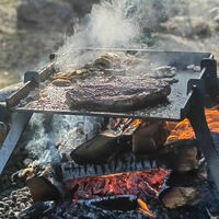 Grillplate med høye kanter