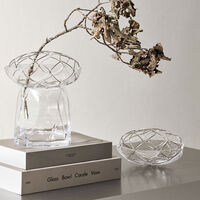 Bloom-maljakko, kirkas, 21 cm.