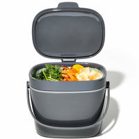 Easy-Clean Komposybeholder 6,6 L, Charcoal