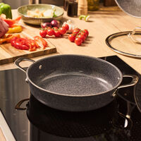 Salina tarjoilupannu kannella 28 cm, alumiini