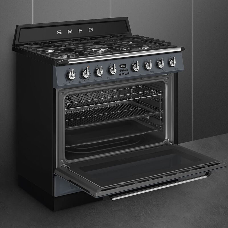 Gasskomfyr Victoria TR90GMGR 90 cm, grå