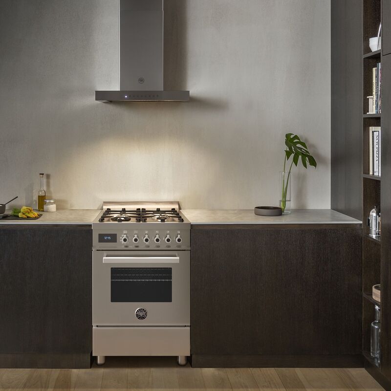 PRO64L1EXT Professional gasspis med singelugn, 60 cm, rostfritt stål