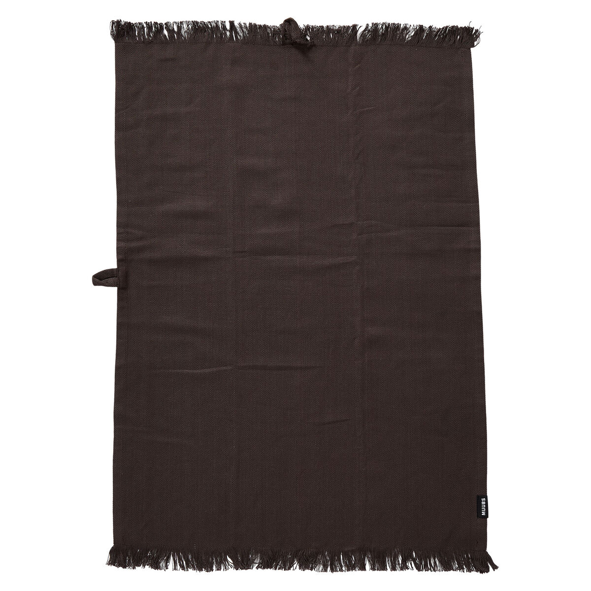 Umami kjøkkenhåndkle, brun/svart