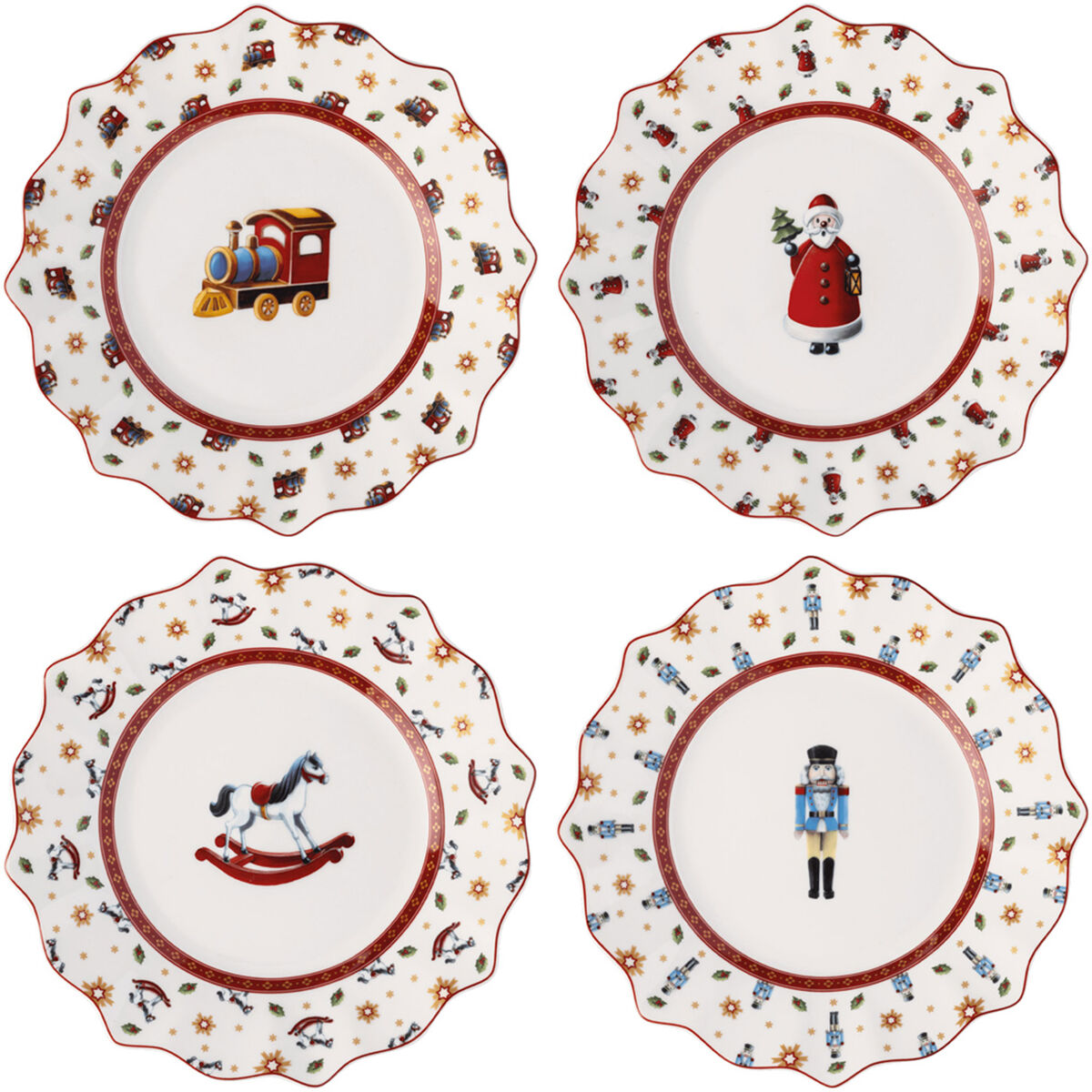 Villeroy & Boch Toy's Delight Jubilæumstallerken, 4 stk.