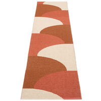 Pappelina Hill matta 70 × 270 cm, brick/rust/cream