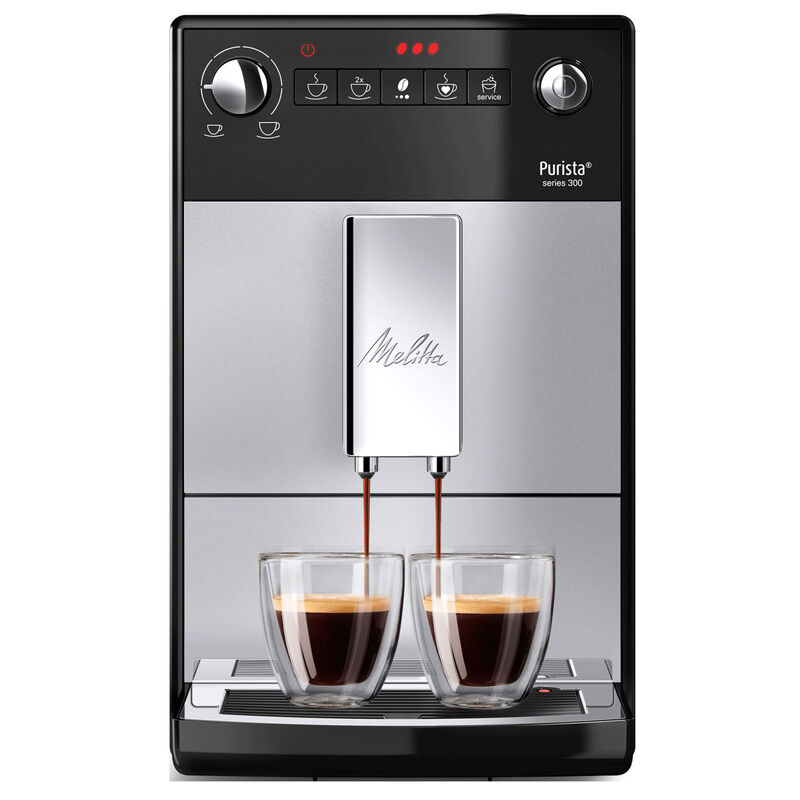 Melitta Purista helautomatisk kaffemaskin, sølv