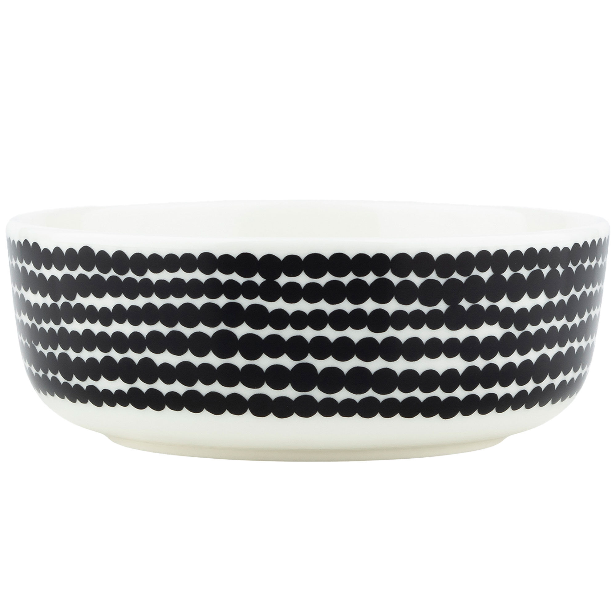 Marimekko Siirtolapuutarha skål 4 dl, sort/hvid