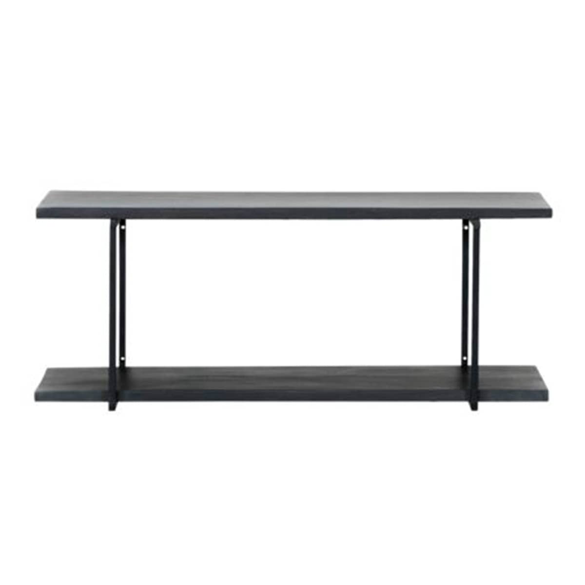 Woods hylla 70 cm, svart