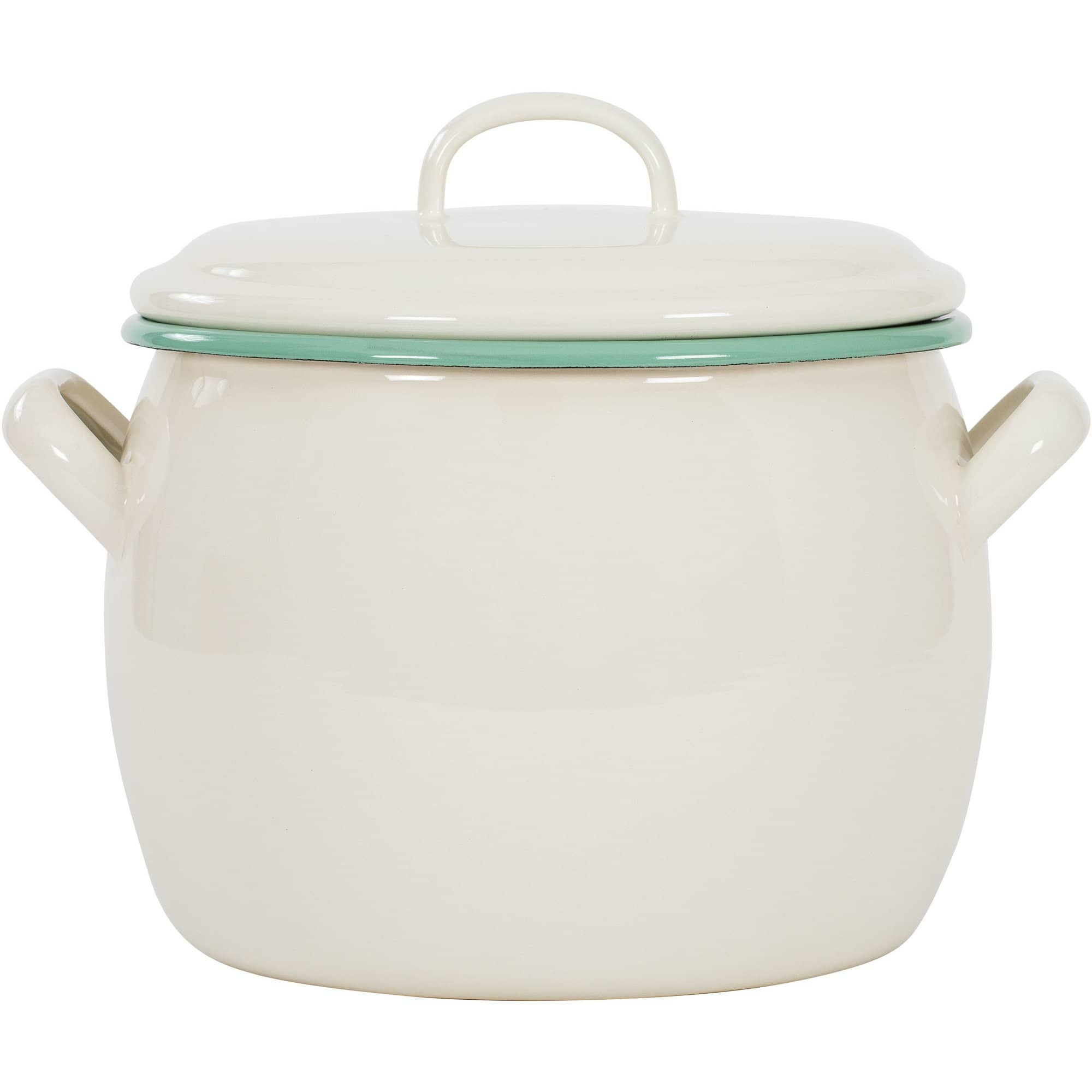 Kockums kjele med lokk 4 l Cream Lux (beige)